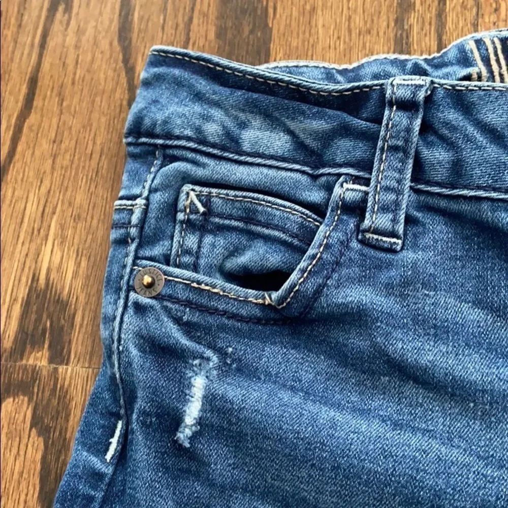 🍭6/$30 Justice Slim Fit Super Skinny Distressed Jeans - 8